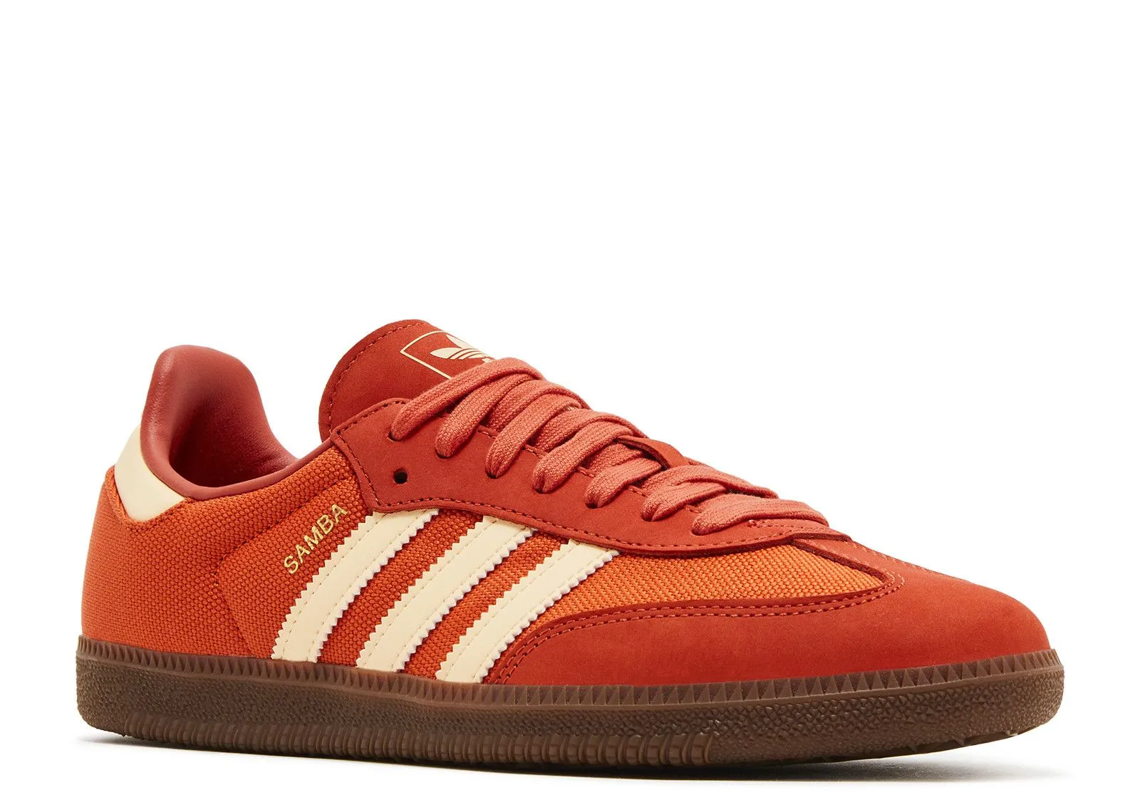 Adidas Samba OG Collegiate Orange platform