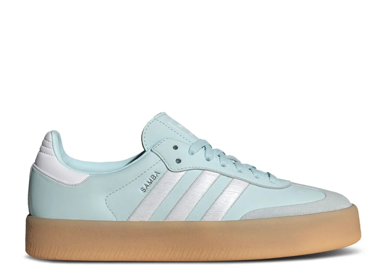 Hook And Loop Shock Absorbing Adidas Sambae Almost Blue