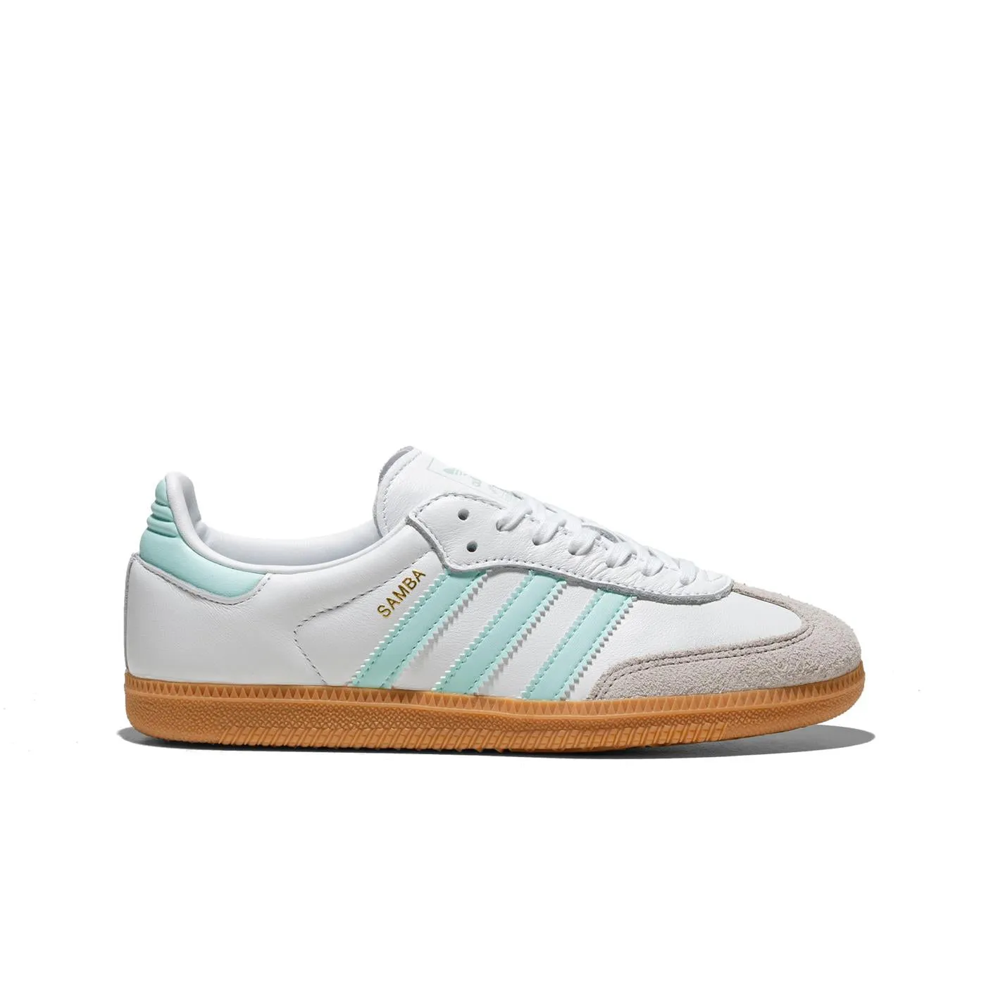 Adidas Originals Samba OG J Ftwr White/Semi Flash Aqua/Gum Urban Gear Comfortable Shoes