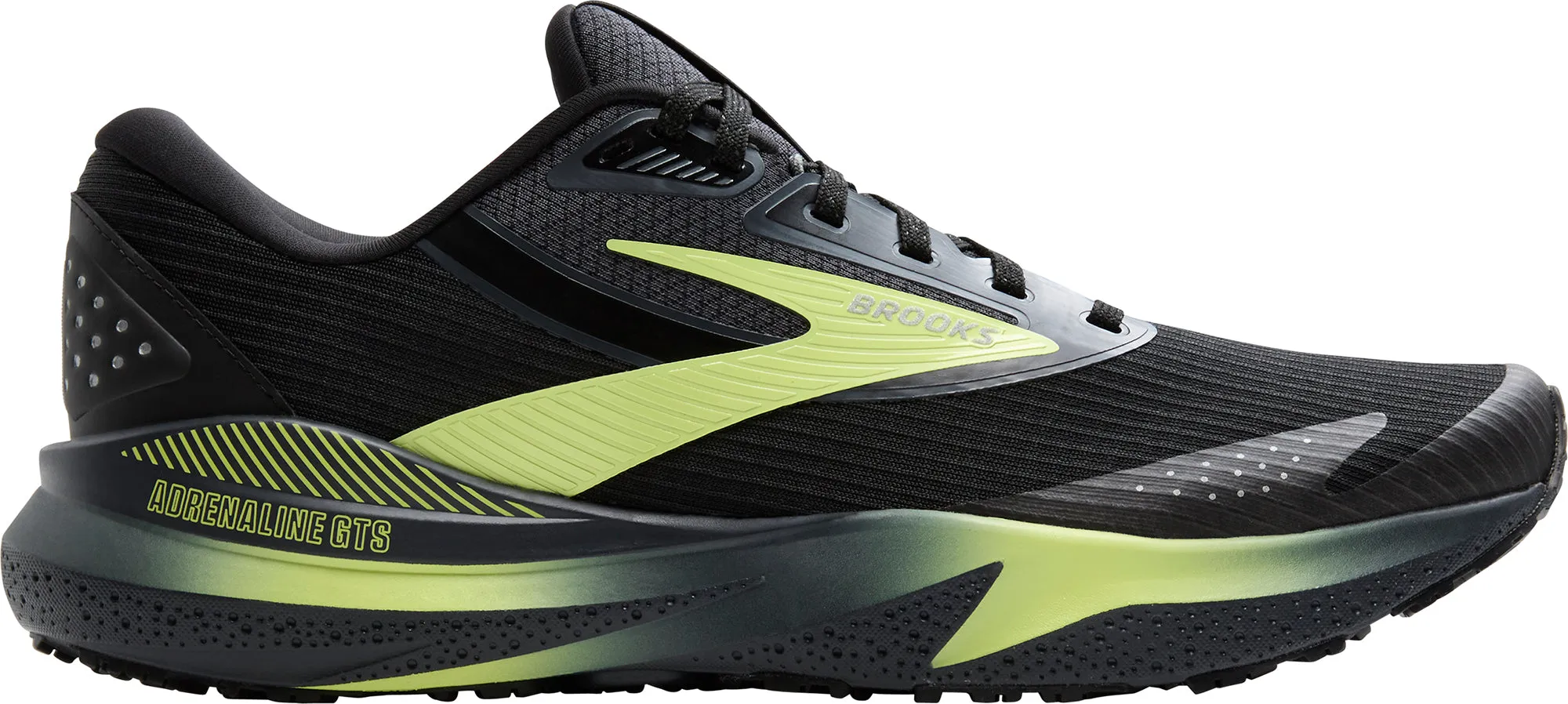 Brooks Adrenaline GTS 24 Weatherized Mens Running Shoes - Black running for self - improvement Toe Area