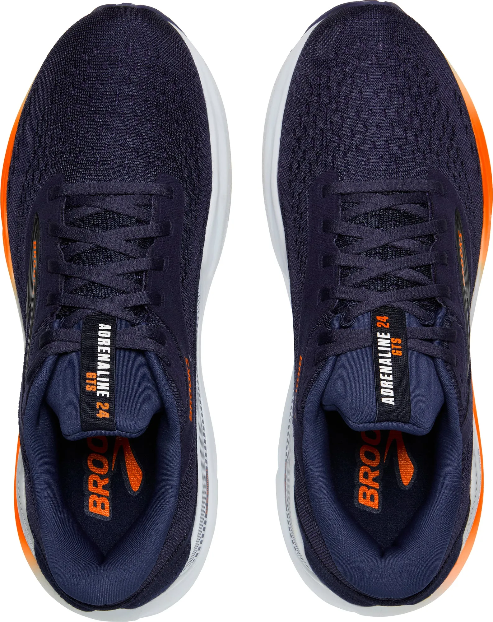arch - hugging American football shoes Brooks Adrenaline GTS 24 Mens Running Shoes - Blue