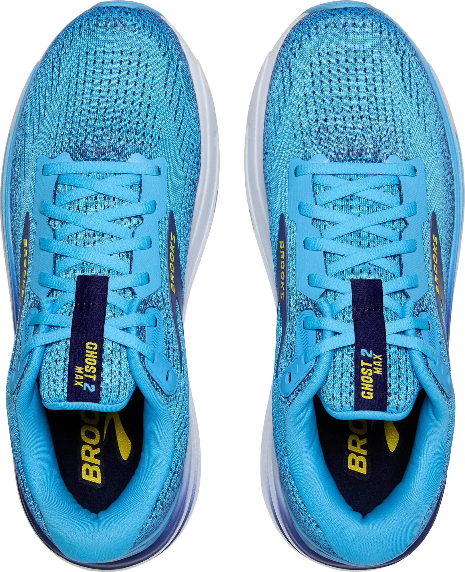 Brooks Ghost Max 2 Mens Running Shoes - Blue Flex Fit