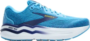 Brooks Ghost Max 2 Mens Running Shoes - Blue Rainy - day running Compression Resistant Insole
