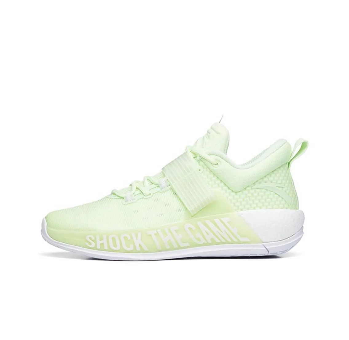 Anta Shock Sweep 4 Wear-resistant Breathable Basketball Shoes - Fluorescent green Forefoot flexibility