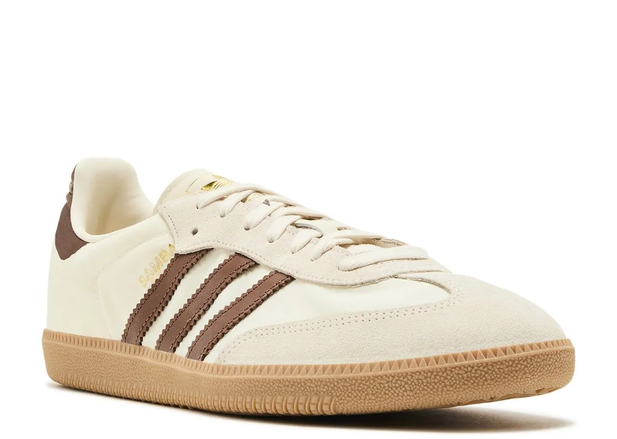 Smooth Surface Cushion Base Adidas Samba OG Cream White Preloved Brown