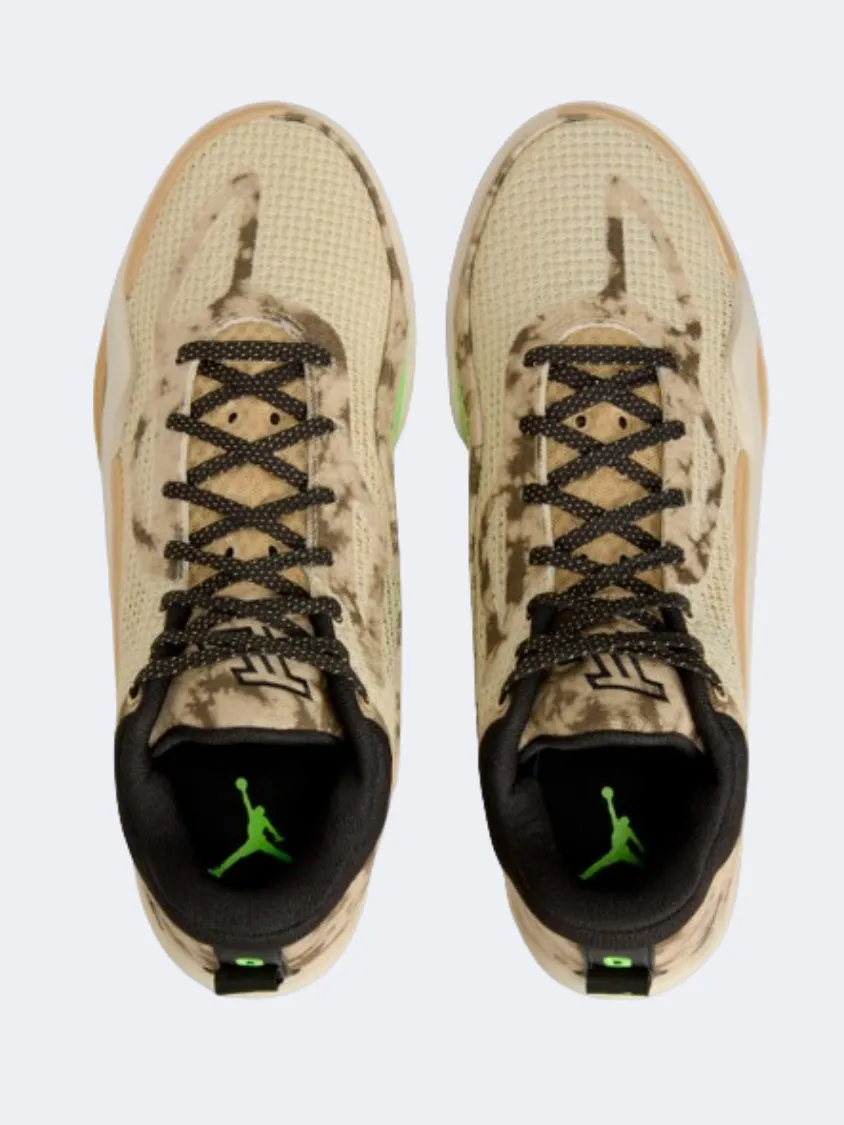 Supportive Core Office Workers Park Step Nike Jordan Tatum 1 Men Basketball Shoes Fossil/Green/Black