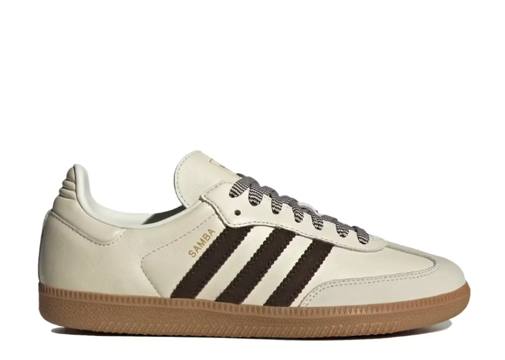City Utility Rain Step Adidas Samba OG Off White Dark Brown