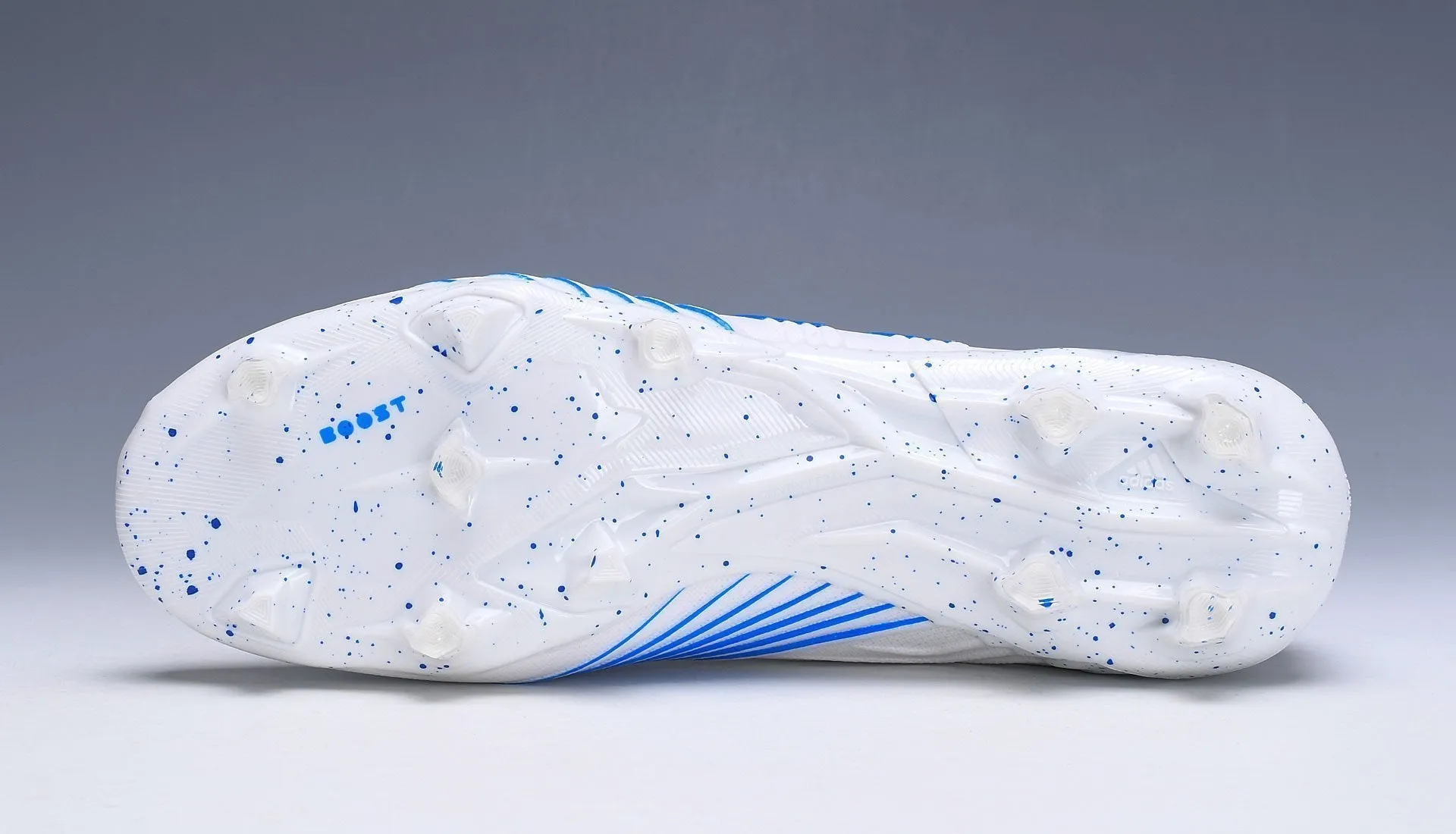 dry weather Ankle Guard New Adidas Predator 19.1 FG Soccer Cleats Shoes White Blue Laceless