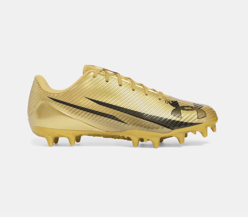 Non Slip Tread Pattern Outfit Key Under Armour Blur Select Football Cleats | Gold