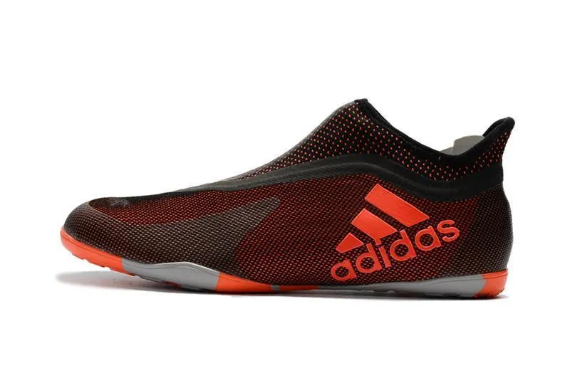 New Adidas Tango IC Flat Soccer Cleats Shoes Red Orange Black Traction Pad Daily Training