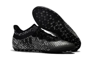 New Adidas Weave TANGO Series TF Small Grass Spike Soccer Cleats Shoes Black Gray Match Zone