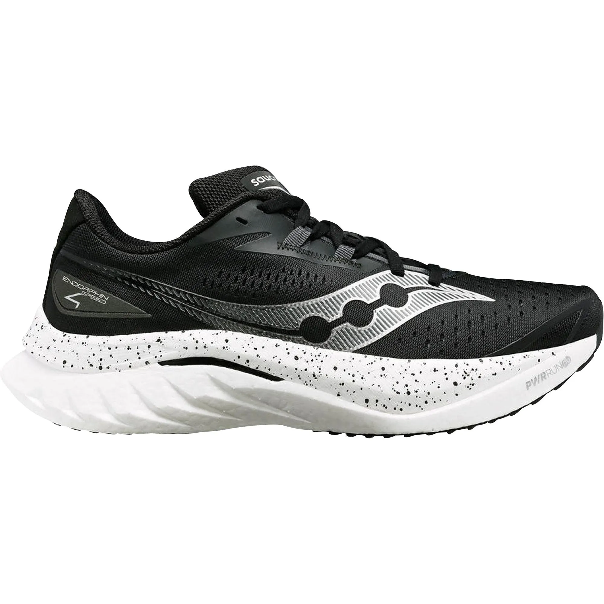 Saucony Endorphin Speed 4 Mens Running Shoes - Black moisture - wicking feature foam - midsole - cushioning shoes