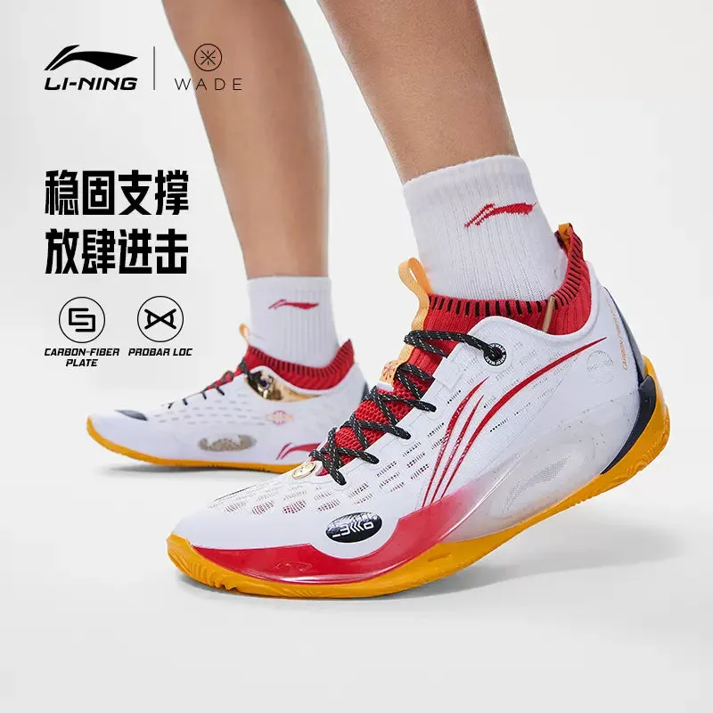 Traction Grip Li Ning Wade 808 2 Ultra Sports Shoes - Red/White