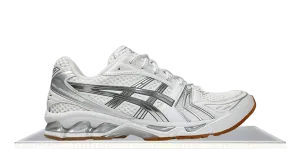 ASICS Gel-Kayano 14 A.P.C. White Pure Silver Carbon Infused Plate