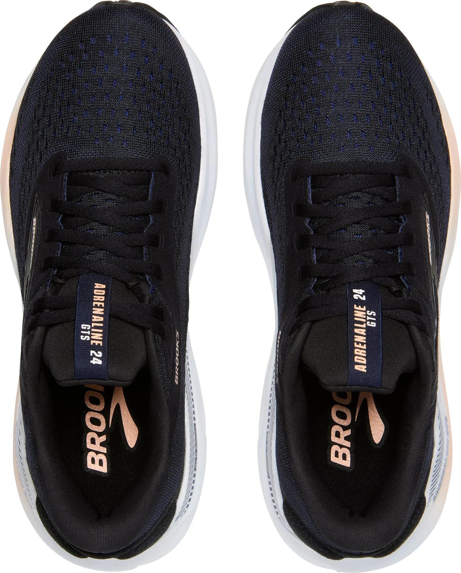 joggers' requirement indoor sole Brooks Adrenaline GTS 24 Womens Running Shoes - Black
