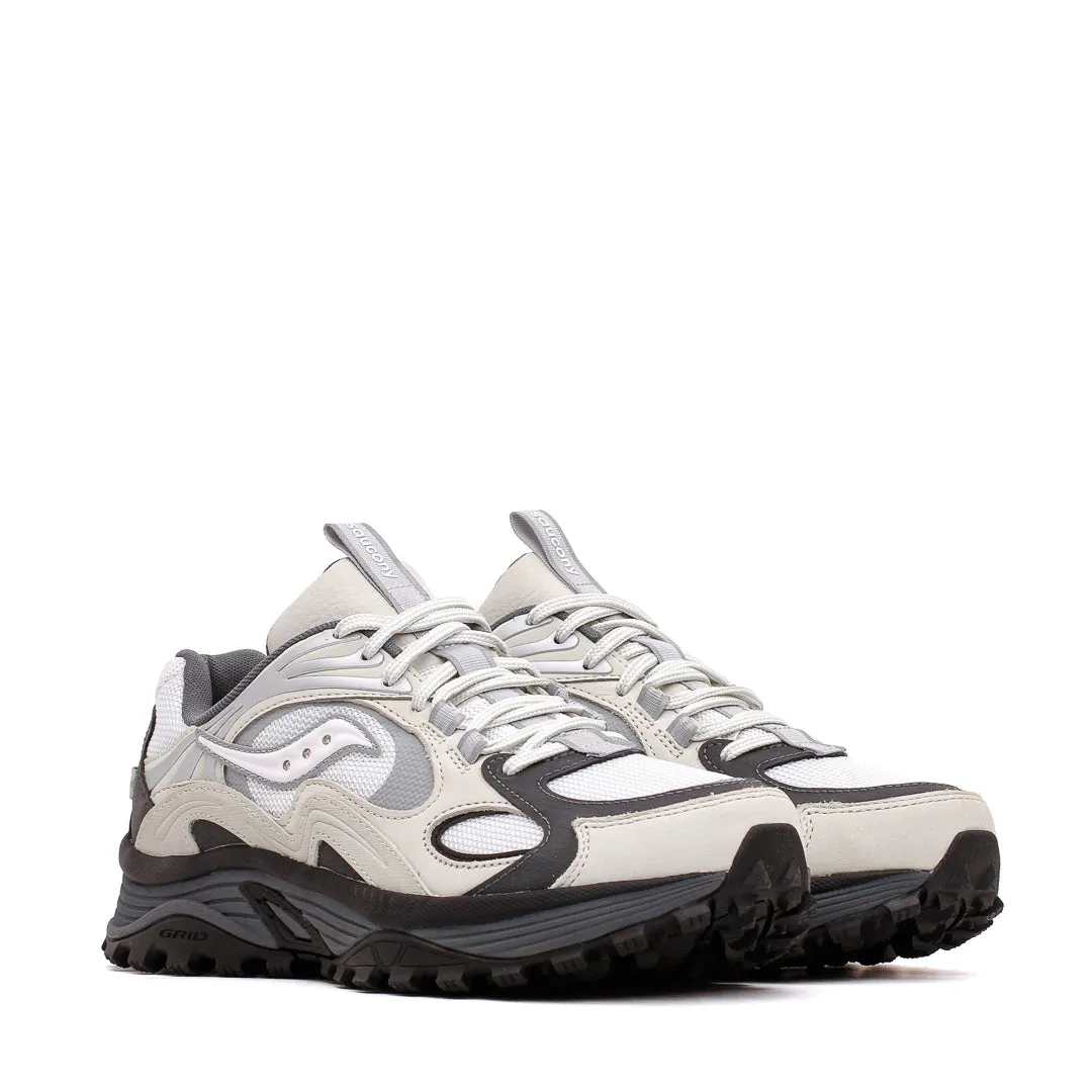Saucony Men Grid Aura X White Silver S70908-1 pre - designed shoe pattern