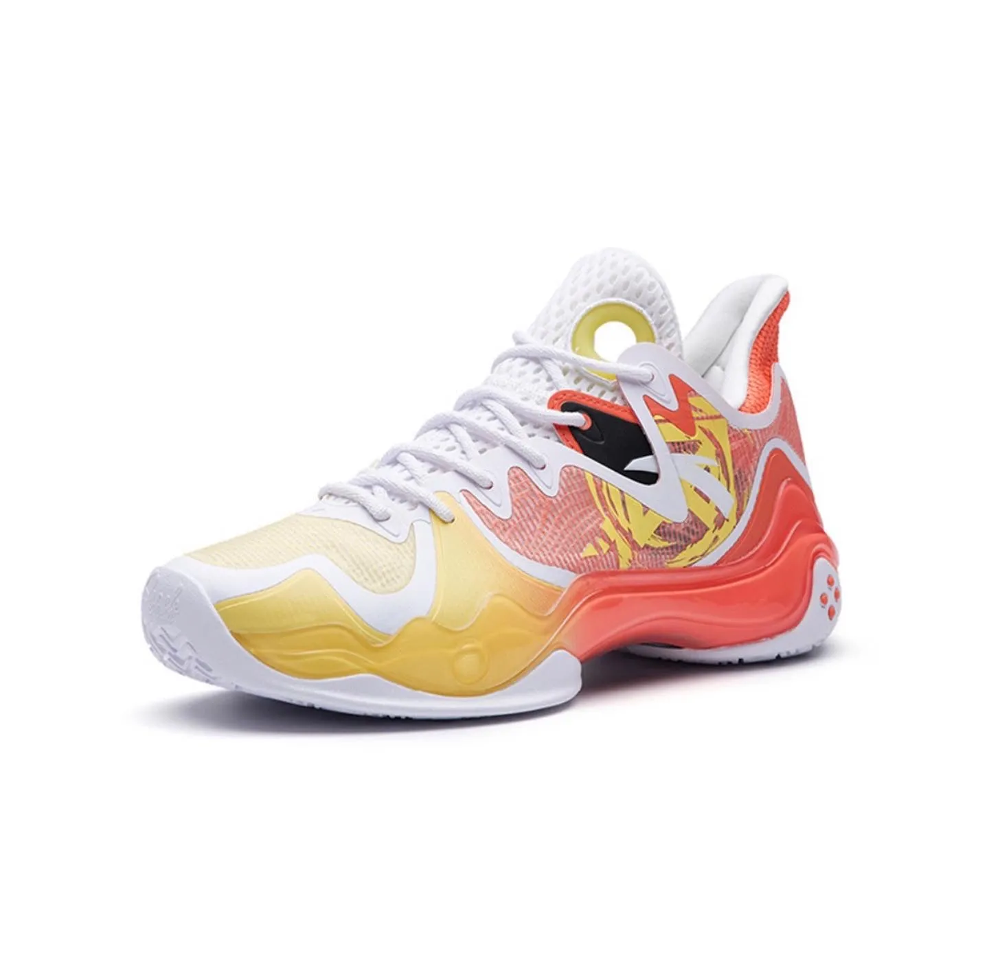 Anta Shock Wave 4 - Orang/Yellow Comfortable Design Shoes