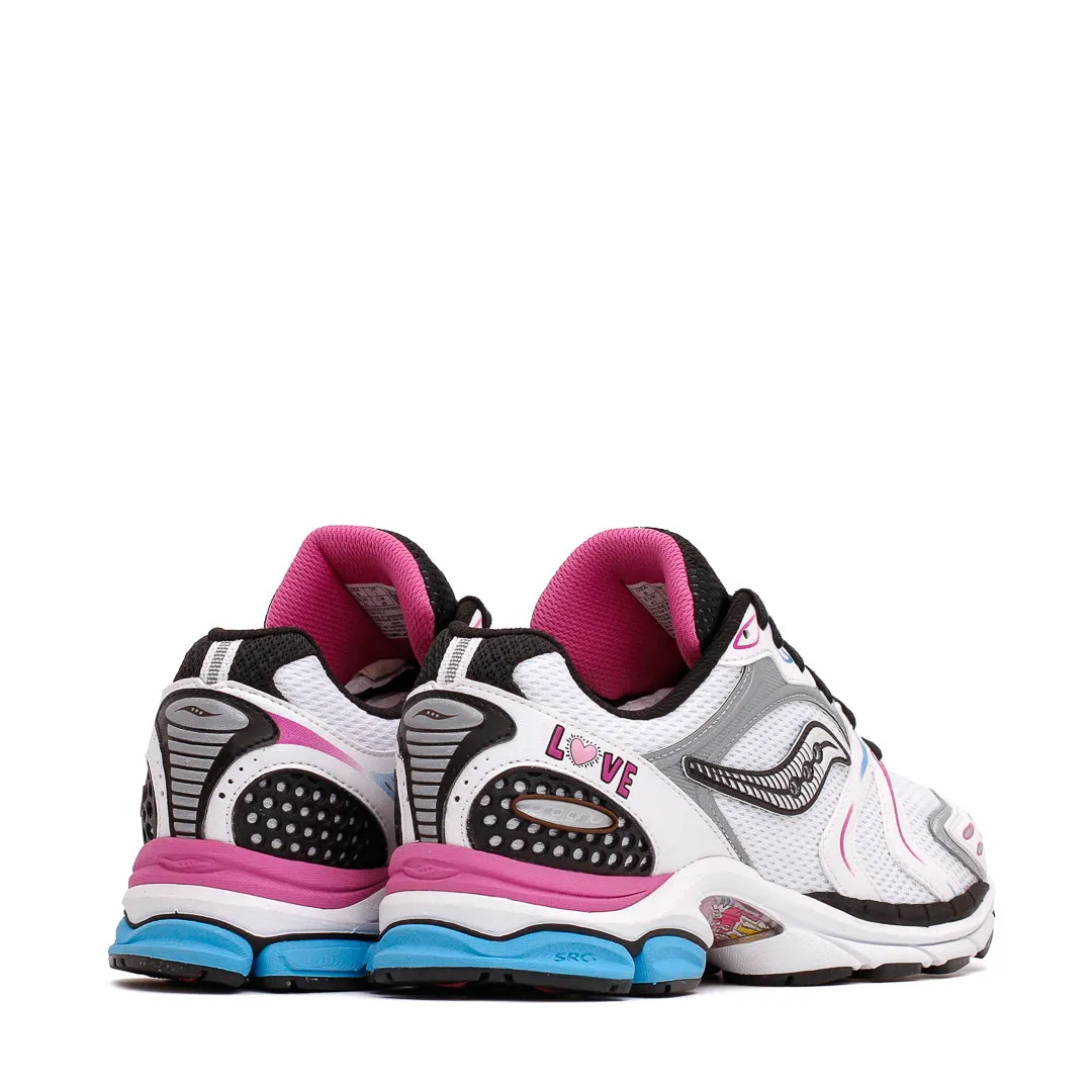 Saucony x Keith Haring Men ProGrid Triumph 4 White Multi S70974-1 polka - dot running wear