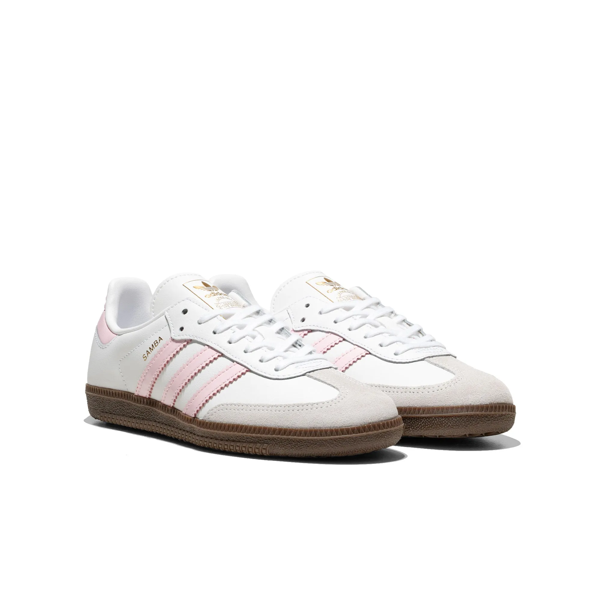 Adidas Originals Samba OG J Ftwr White/Clear Pink/Gum Seamless Interior Lining