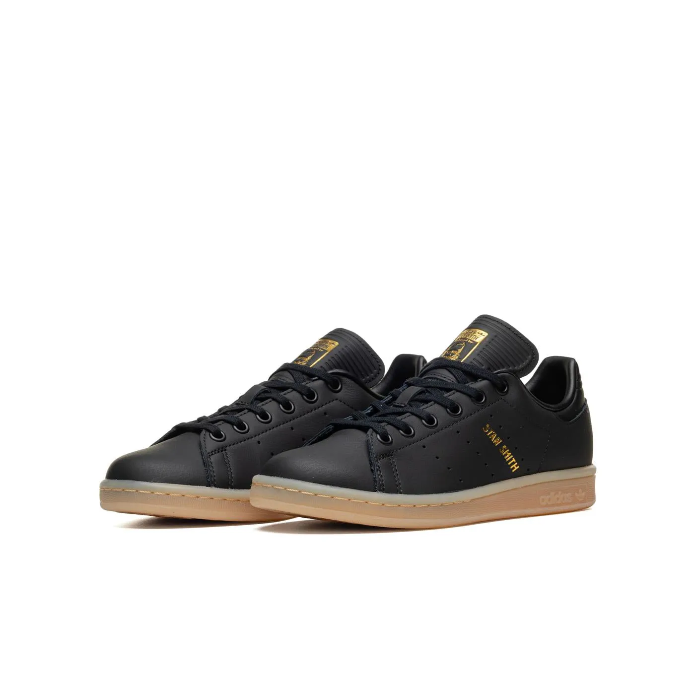 Premium Quality Talk Step Adidas Originals Stan Smith J Core Black/Core Black/Gum