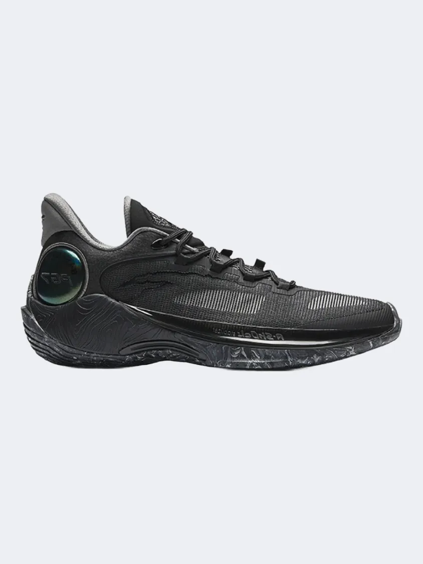 Anta PG 7 Men Basketball Shoes Black/Grey Ergonomic Shape Comfort toe