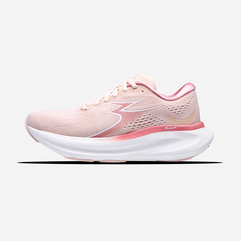 lace - up running option Aerobic Performance Optimized 361-ELEOS: Crystal Peach/Pink Amethyst