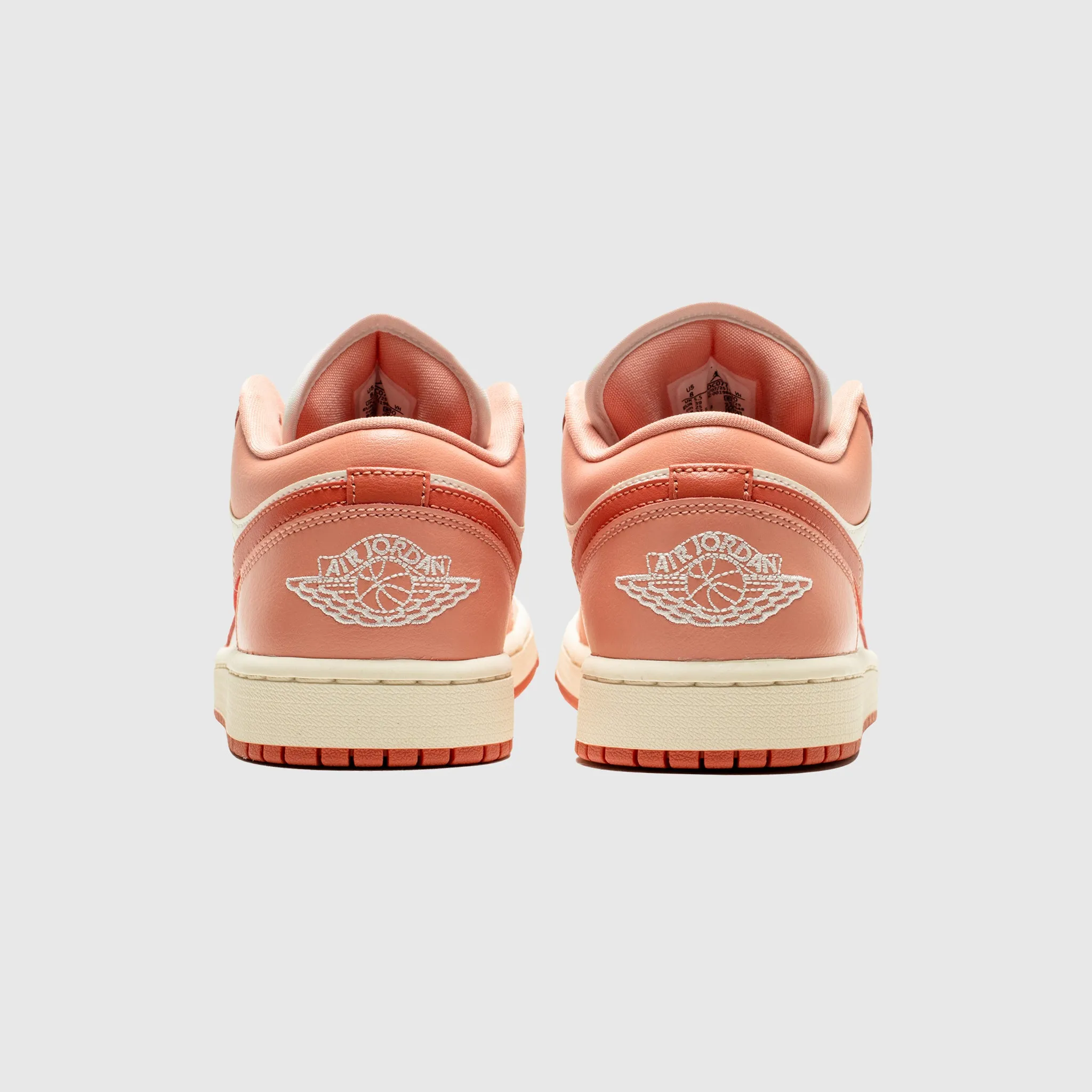 WMNS AIR JORDAN 1 LOW "MADDER ROOT" Winter Chill Matte Edge