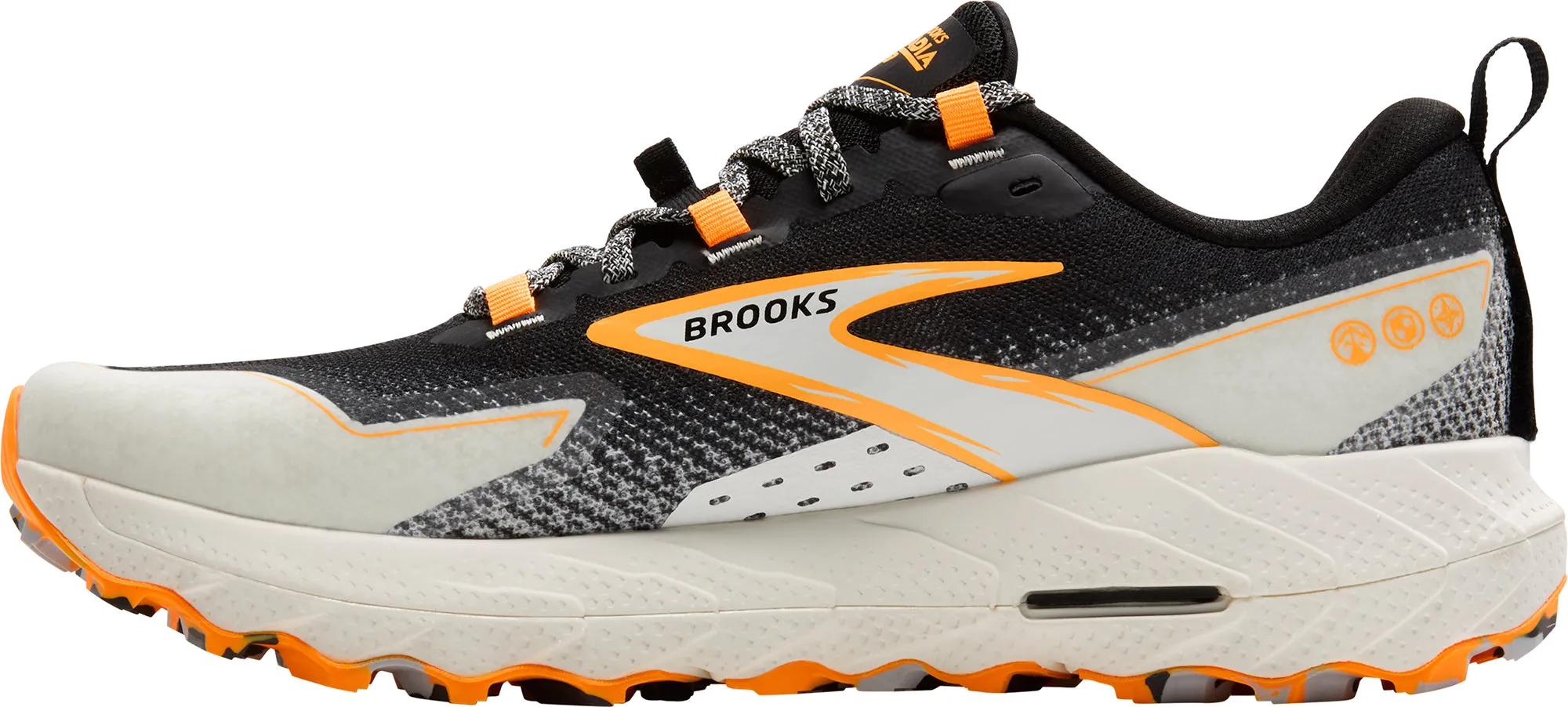 Workout clothes Secure Closure Brooks Cascadia 18 Mens Trail Running Shoes - Black