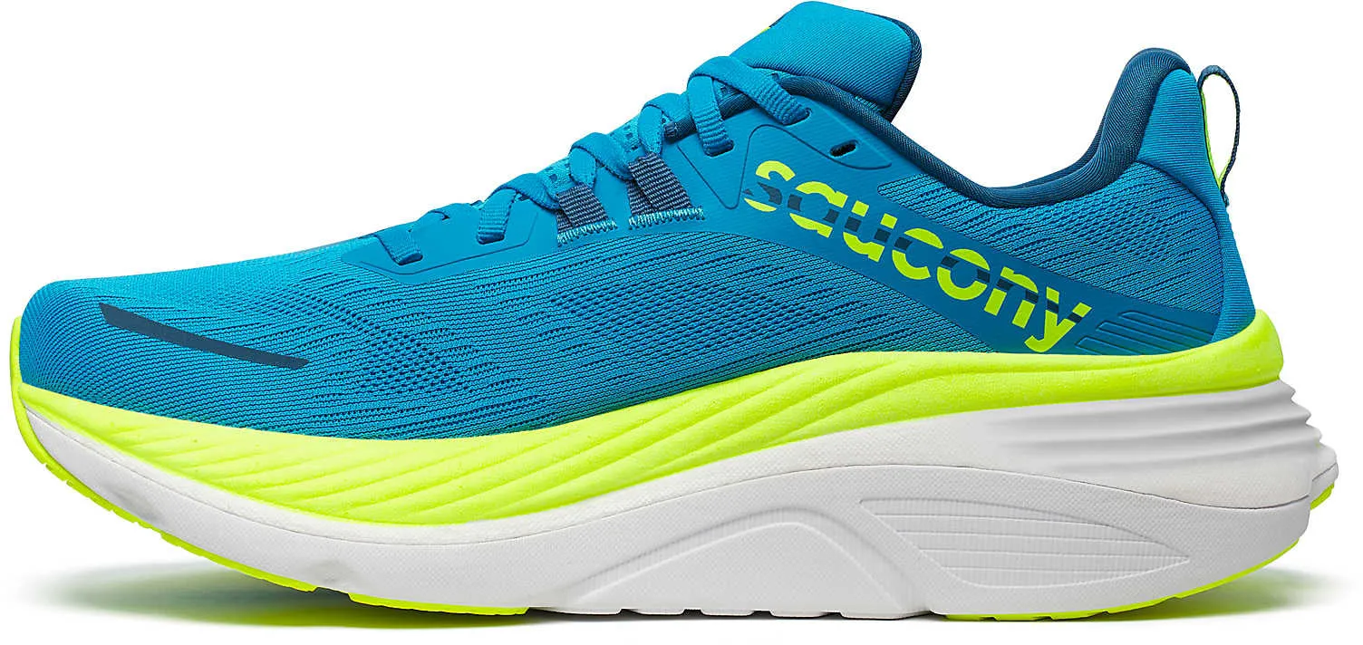 parkour shoes Saucony Hurricane 24 Mens Running Shoes - Blue
