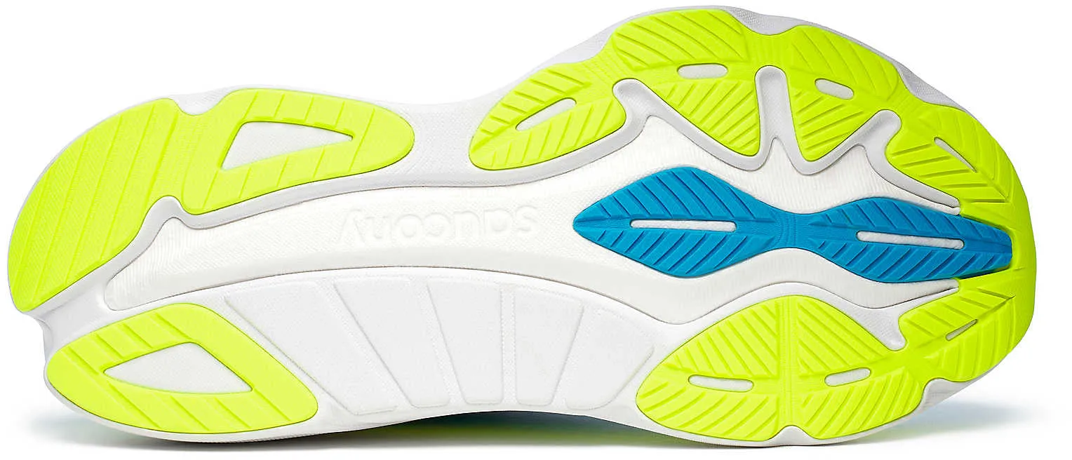 Saucony Hurricane 24 Mens Running Shoes - Blue Ultra Reflective Details