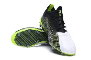 Puma One 5.1 FG AG Soccers Cleats Shoes Green Black Impact absorption