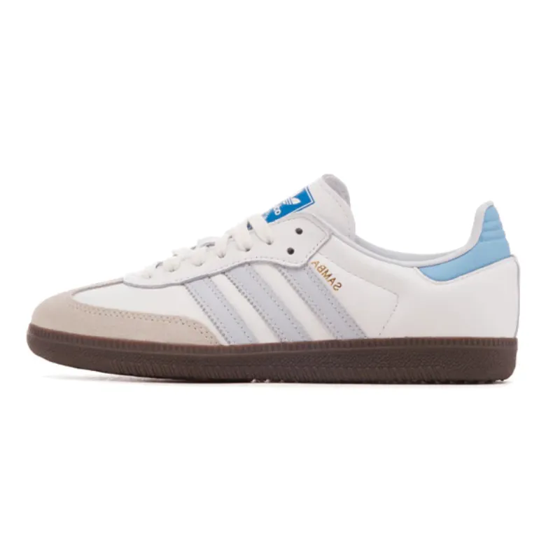 Break Step Adidas Samba OG Core White Halo Blue