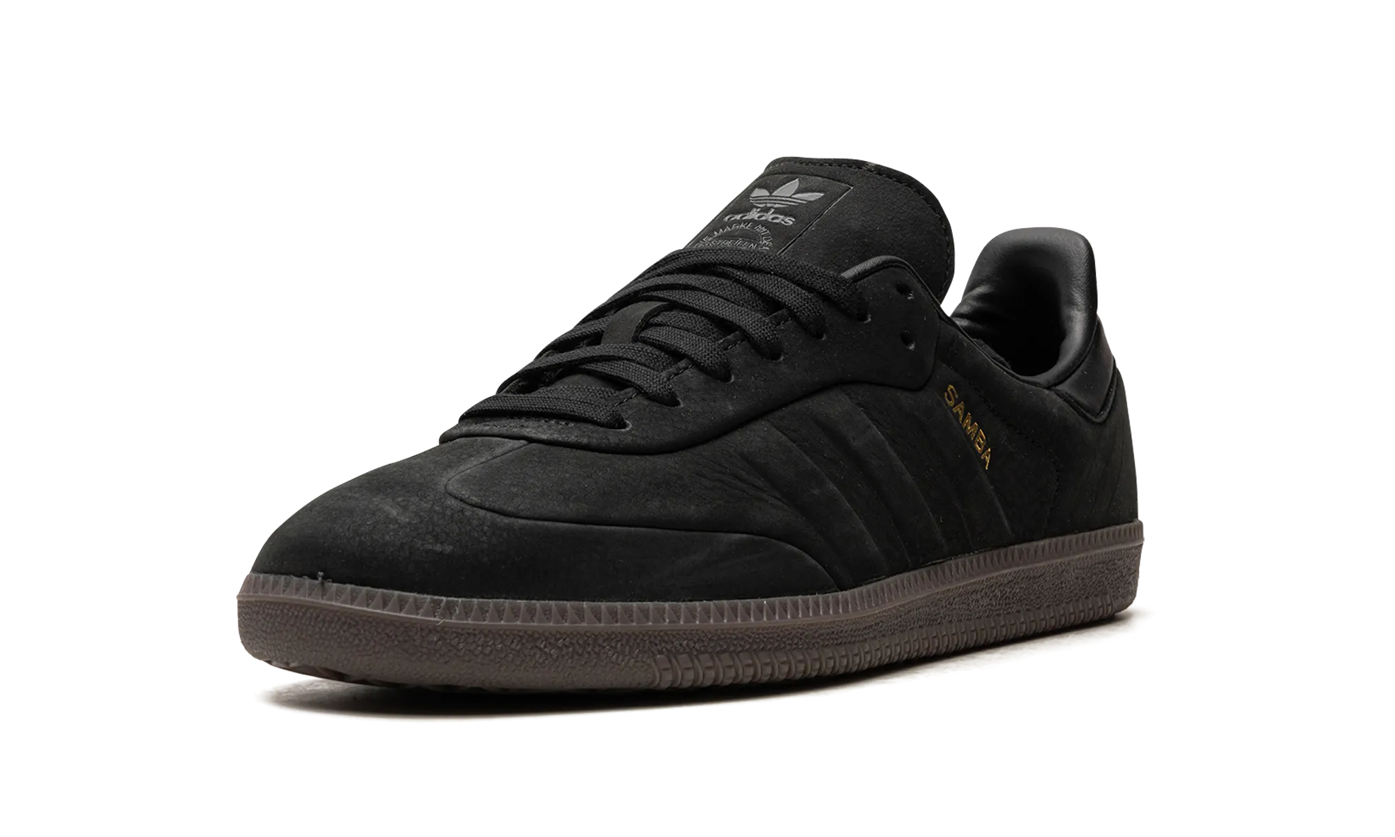 Comfy Outsole Walk Style Adidas Samba "Core Black Gum"