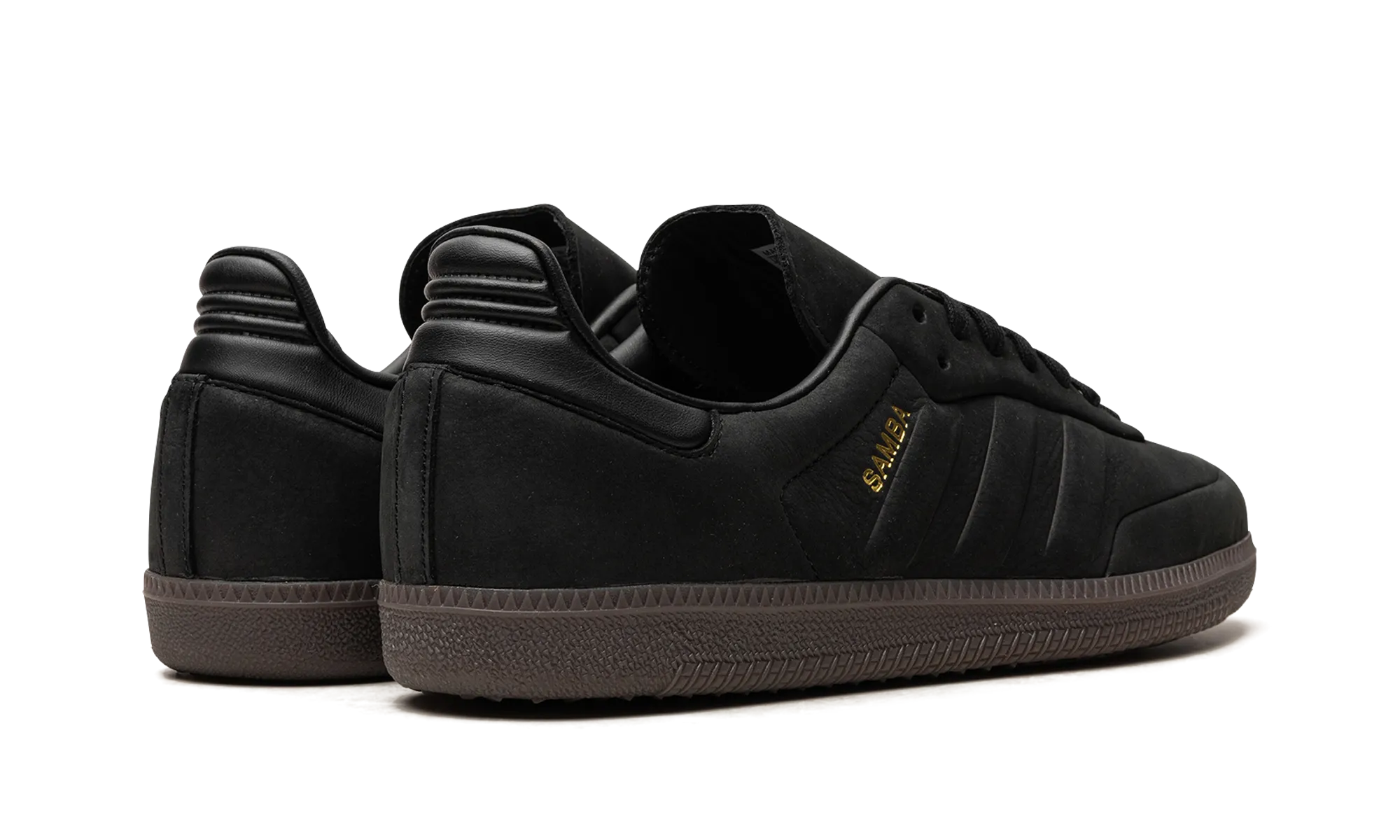 Adidas Samba "Core Black Gum" cool material