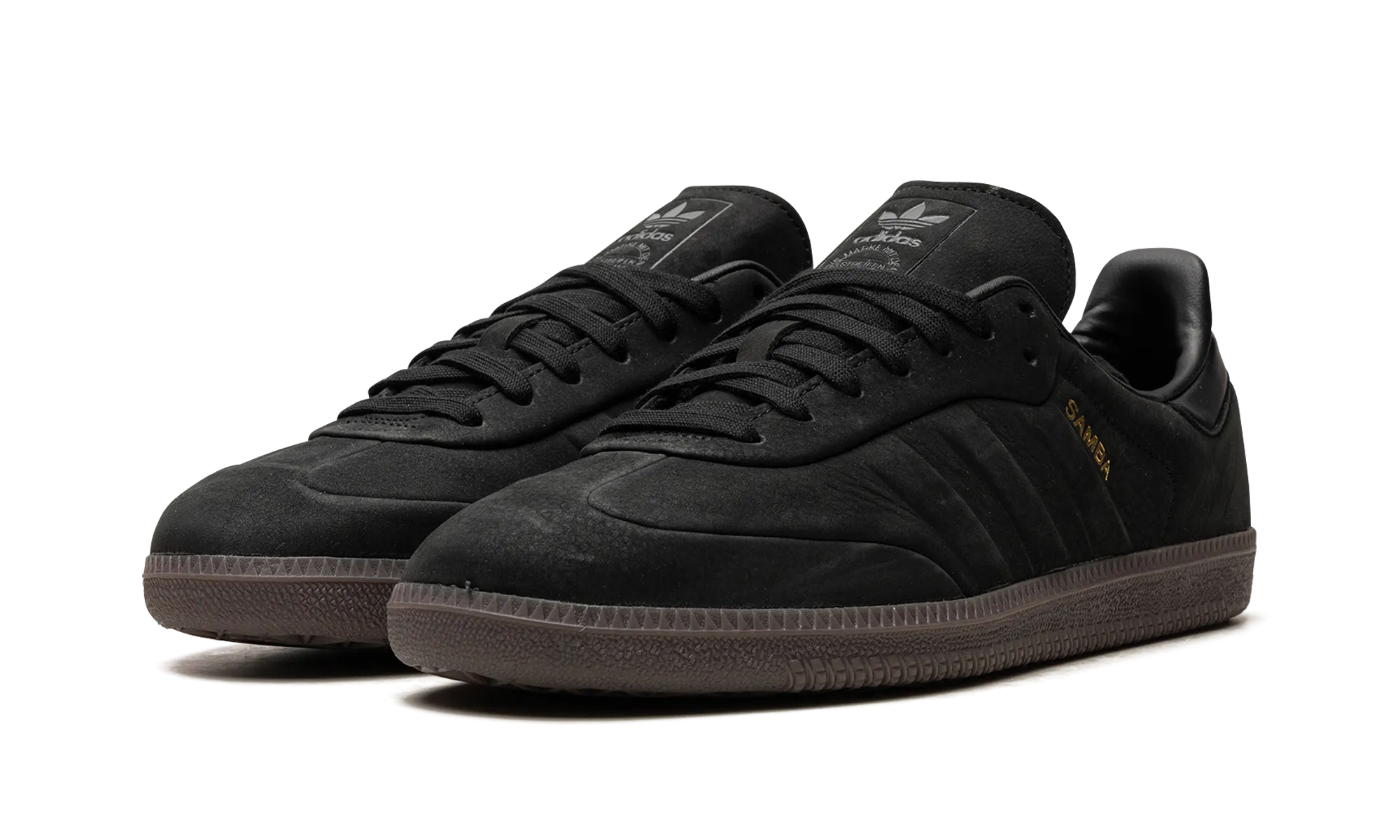 Leisure Ready Comfort Guarantee Adidas Samba "Core Black Gum"