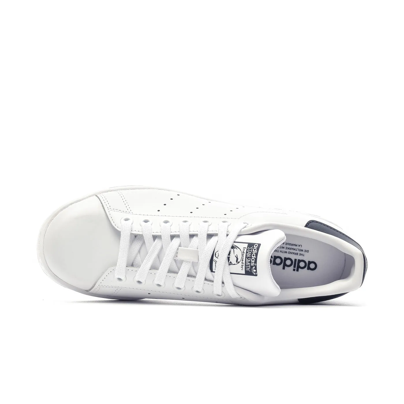 Lace Up Style Adidas Stan Smith Core White/Dark Blue