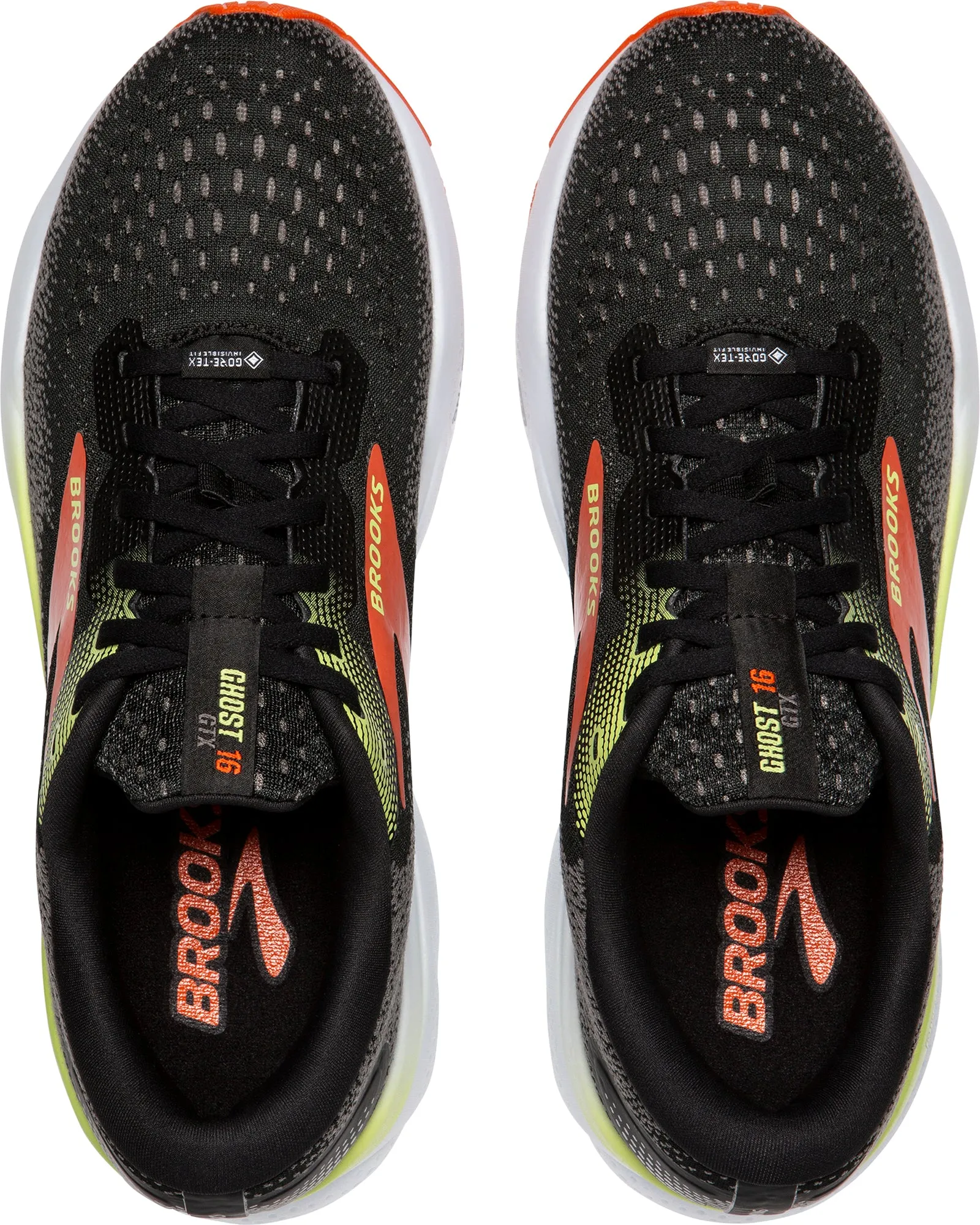 Brooks Ghost 16 GORE-TEX Mens Running Shoes - Black Torsion Plate