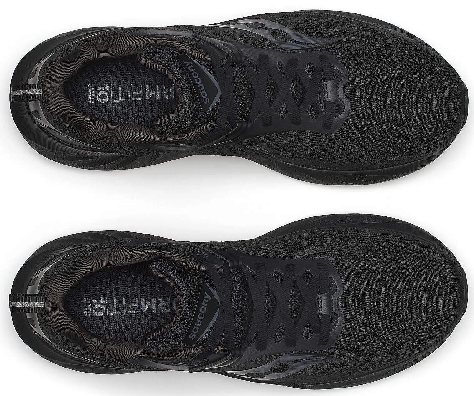 comfort - technology streamlined - feature shoes Saucony Triumph 22 Mens Running Shoes - Black