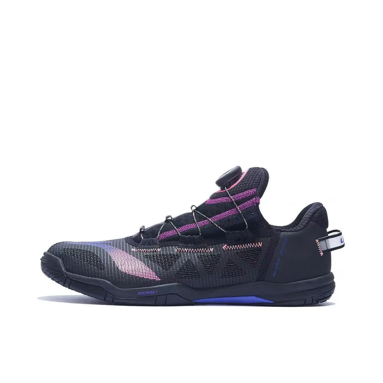 Li-Ning Magr Ess Table Tennis Shoes - Black Articulated Toe Flex Player Ready Tech