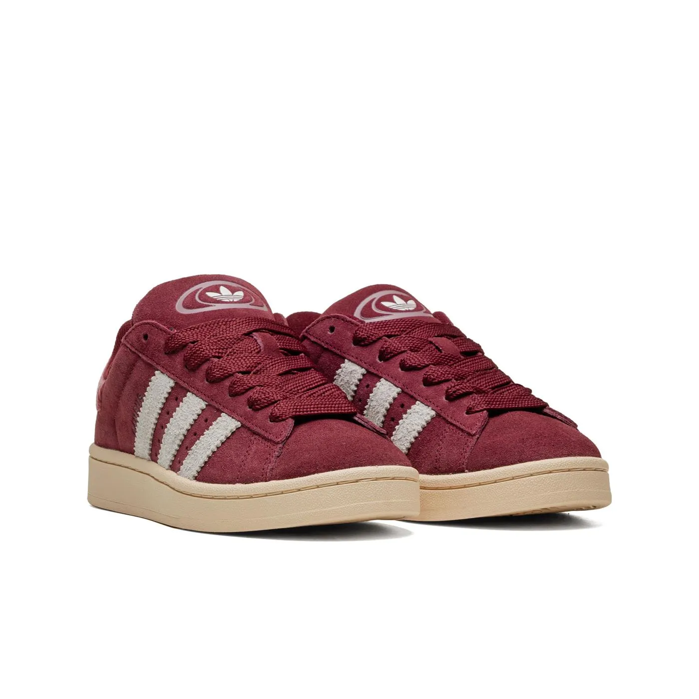 Adidas Originals Campus W Shadow Red/Off White/Crimson Studded Trim Fast Walk