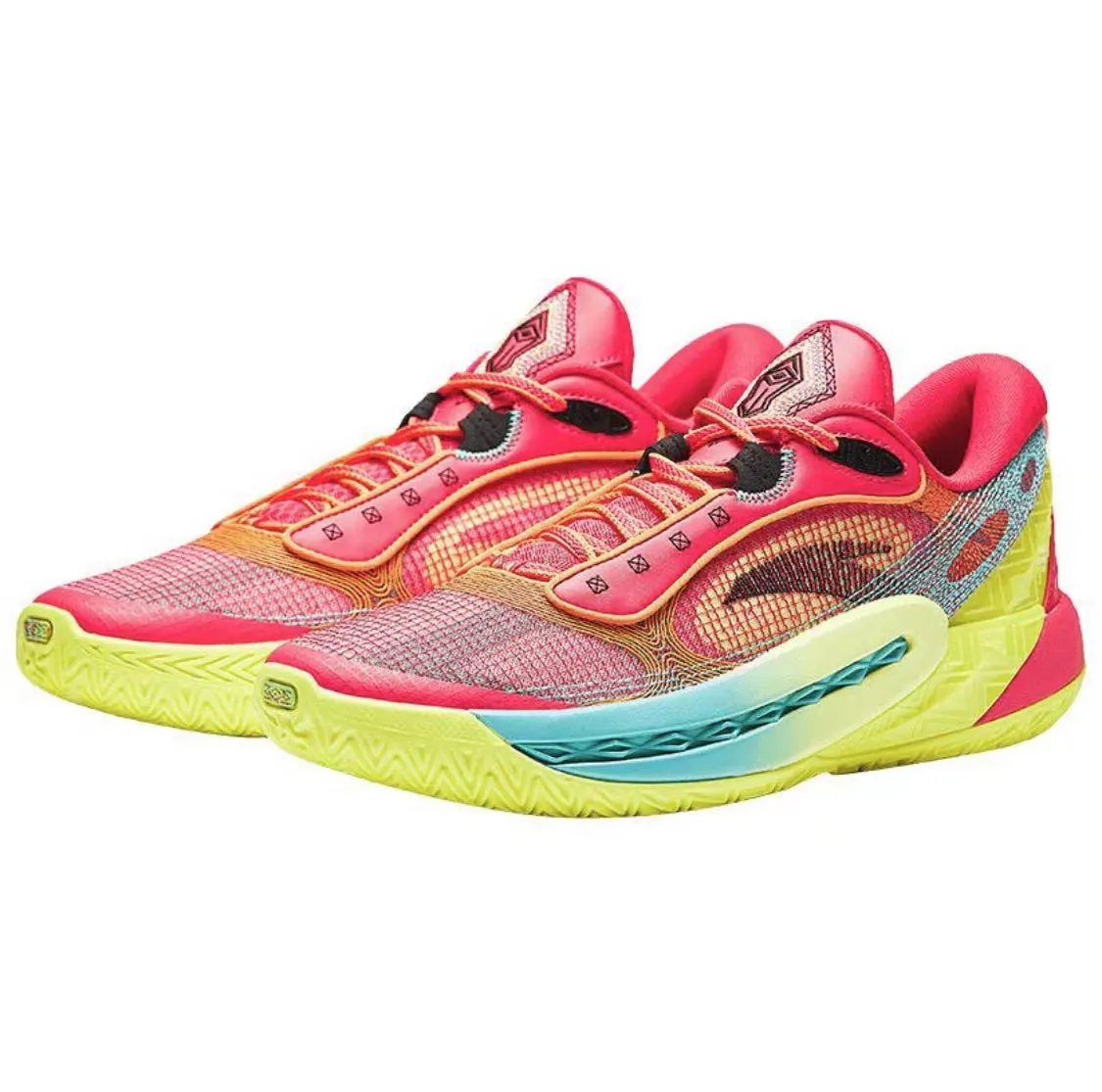 Multi Fit Shape ??Women & Men??Anta Shock Wave 6 - Red/Yellow