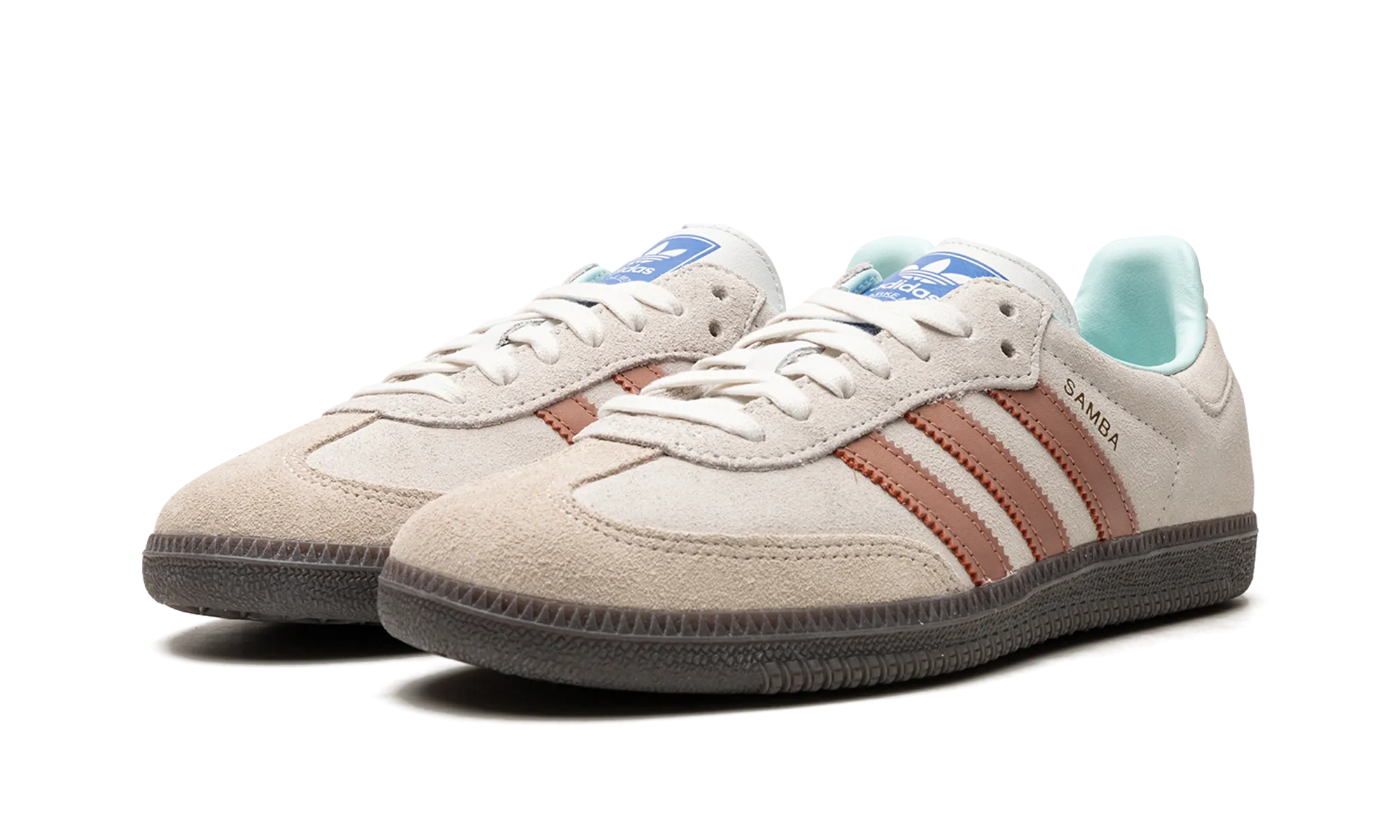 Samba OG "Crystal White / Clay" Summit Run Contoured Footbed Shape