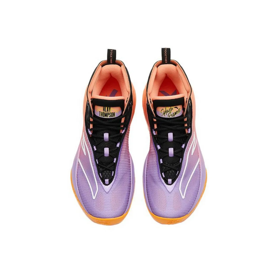 Anta Klay Thompson Kt8 - Sunset Glow Lace   Up Closure court shoes