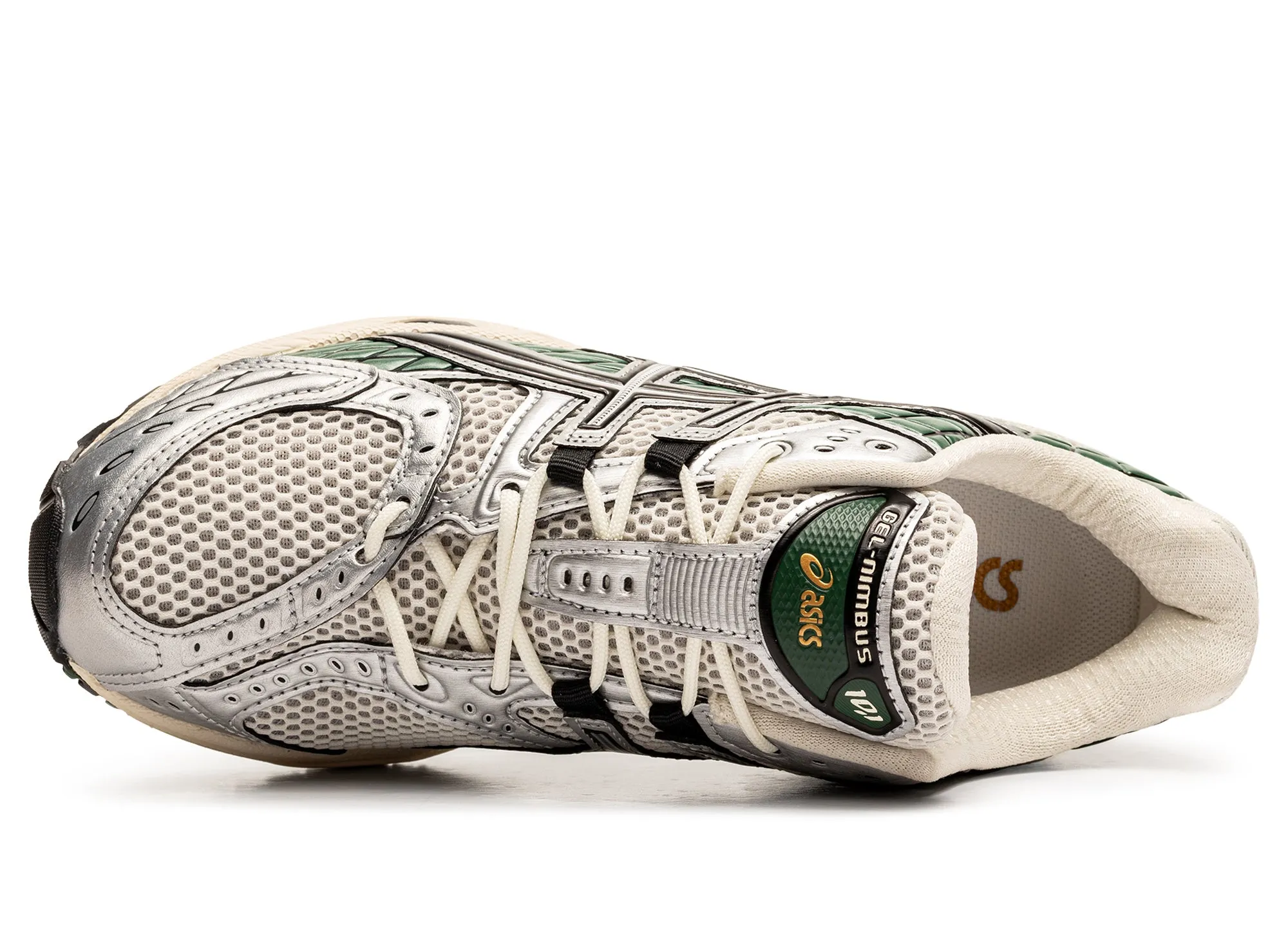 Asics Gel-Nimbus 10.1 'Cream / Grove' fitness gear trail - suitable