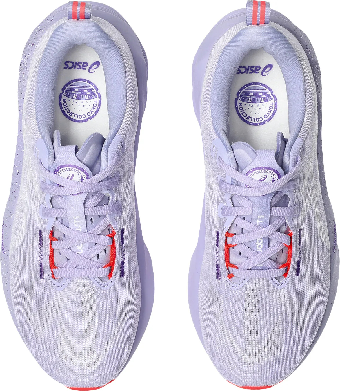 Asics NovaBlast 5 Tokyo Womens Running Shoes - Purple heavy - duty - construction - feature shoes long - distance - specific shoes