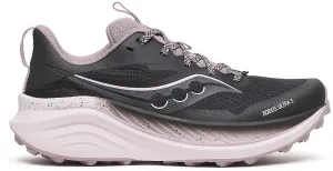 Saucony Xodus Ultra 3 Womens Trail Running Shoes - Black traction - enhanced sole shoes SyntheticFlexibility