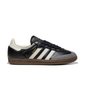 Adidas Originals Samba OG W Core Black/Off White/Gold Met Adjustable Straps Ventilation Perforations