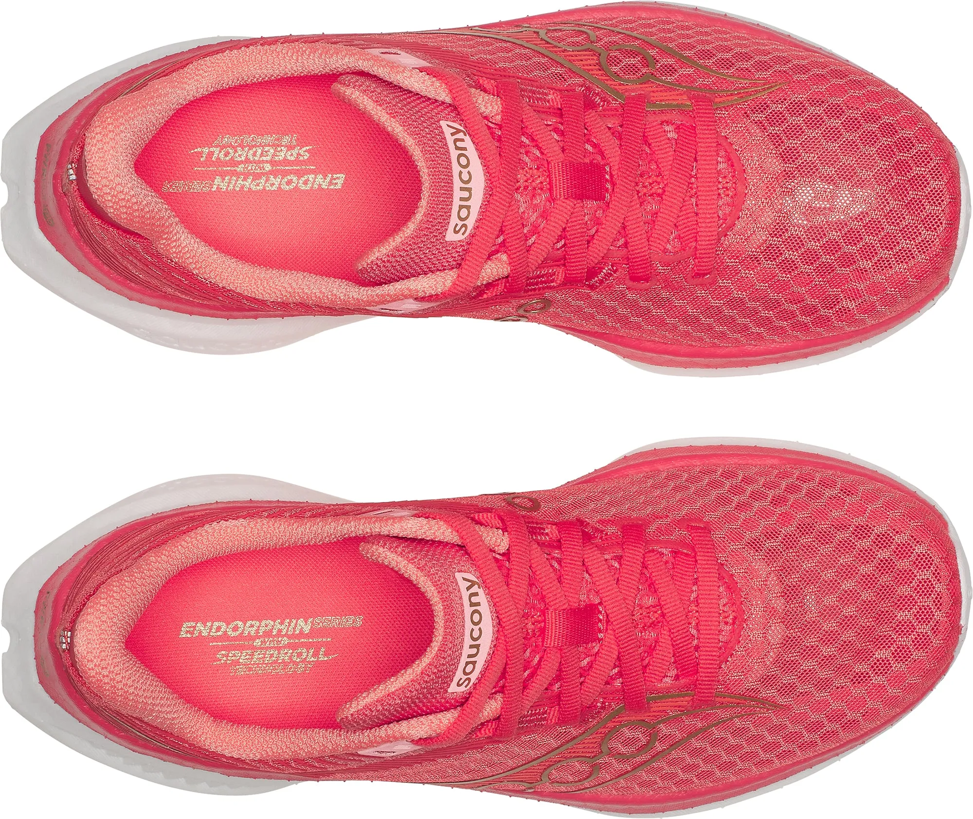 Lightweight Foam Construction Saucony Endorphin Speed 5 Womens Running Shoes - Pink