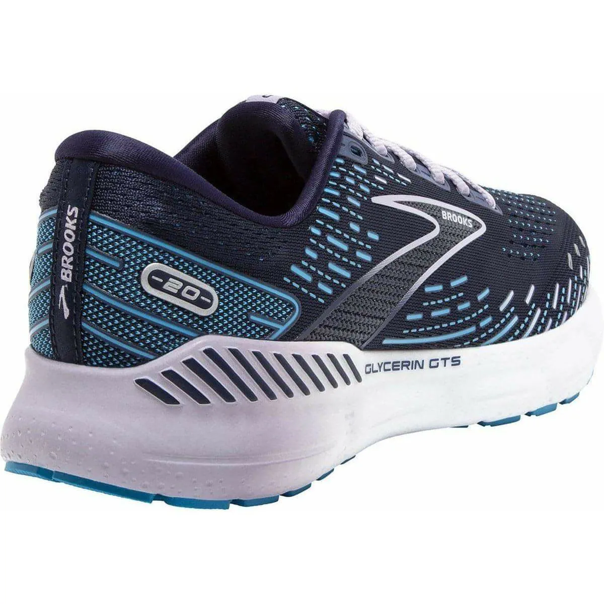 Brooks Glycerin GTS 20 Womens Running Shoes - Blue quick-drying