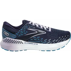 Brooks Glycerin GTS 20 Womens Running Shoes - Blue Kinetic Edge Design antimicrobial shoes